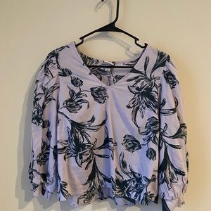 Medium long sleeve blouse